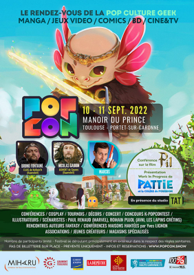 Affiche 2022 du salon POPCON